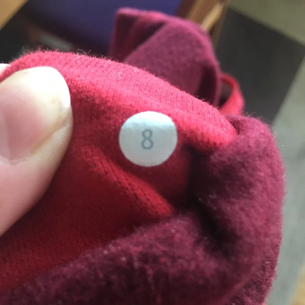 Lululemon Red It’s Just Lunch Scuba Hoodie Full Zip Jacket - Picture 17 of 17